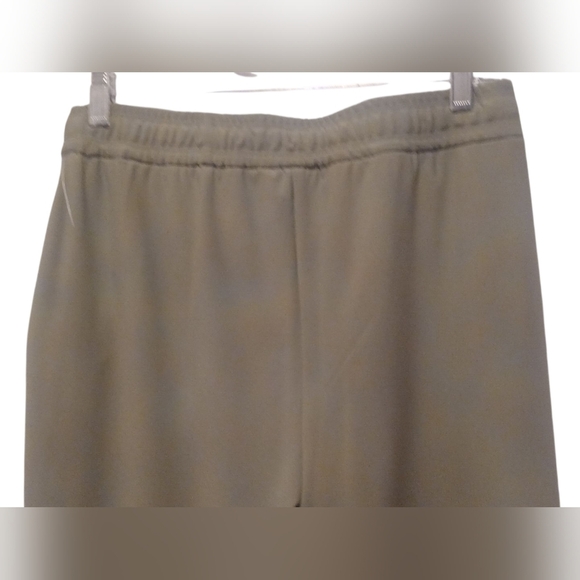 Joie - NWT Olive Green Straight Leg Pants W/ Tie String, Elastic Waist, Size P/S - Picture 7 of 9
